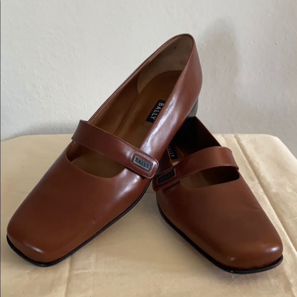 Bally Mary Jane Flats